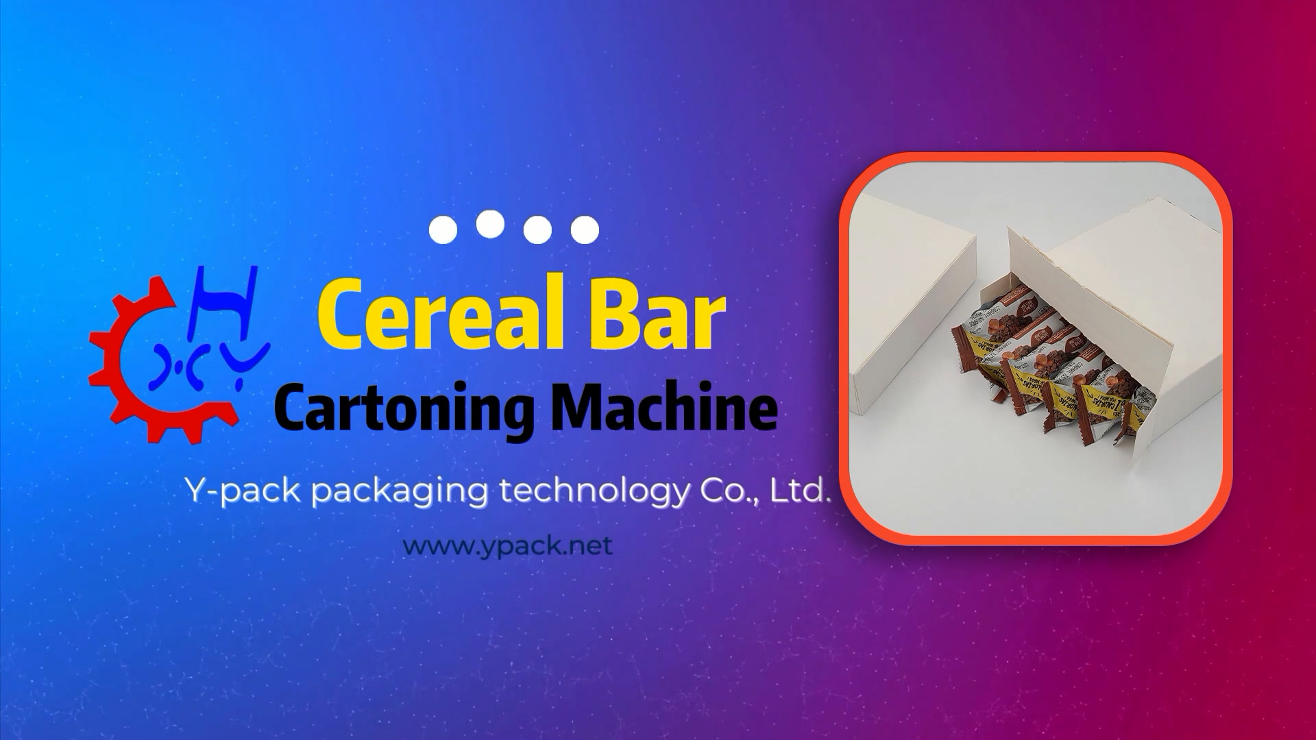Cereal bar cartoning machine