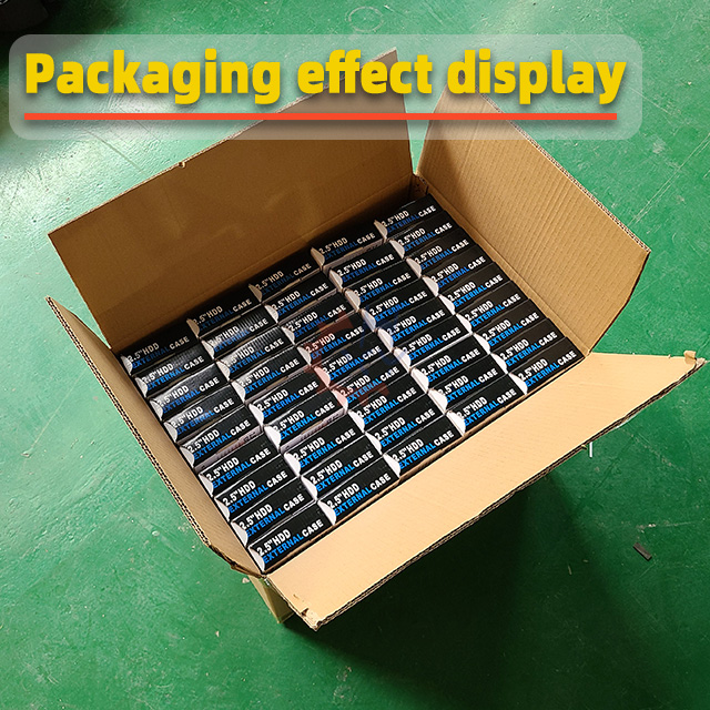 Hard disk mailer box automatic packaging line