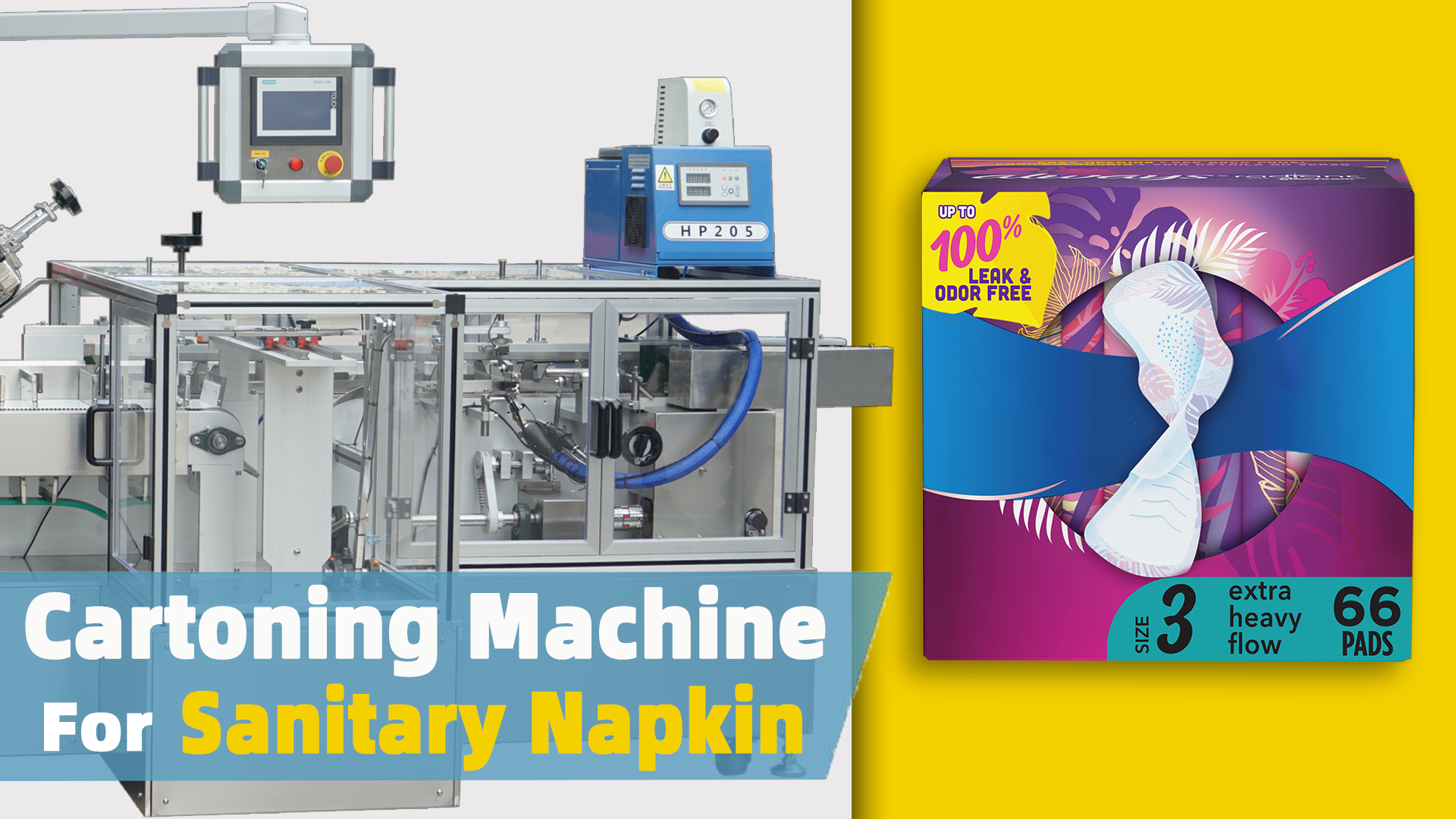 Automatic Cartoning Machine for Sanitary Pad